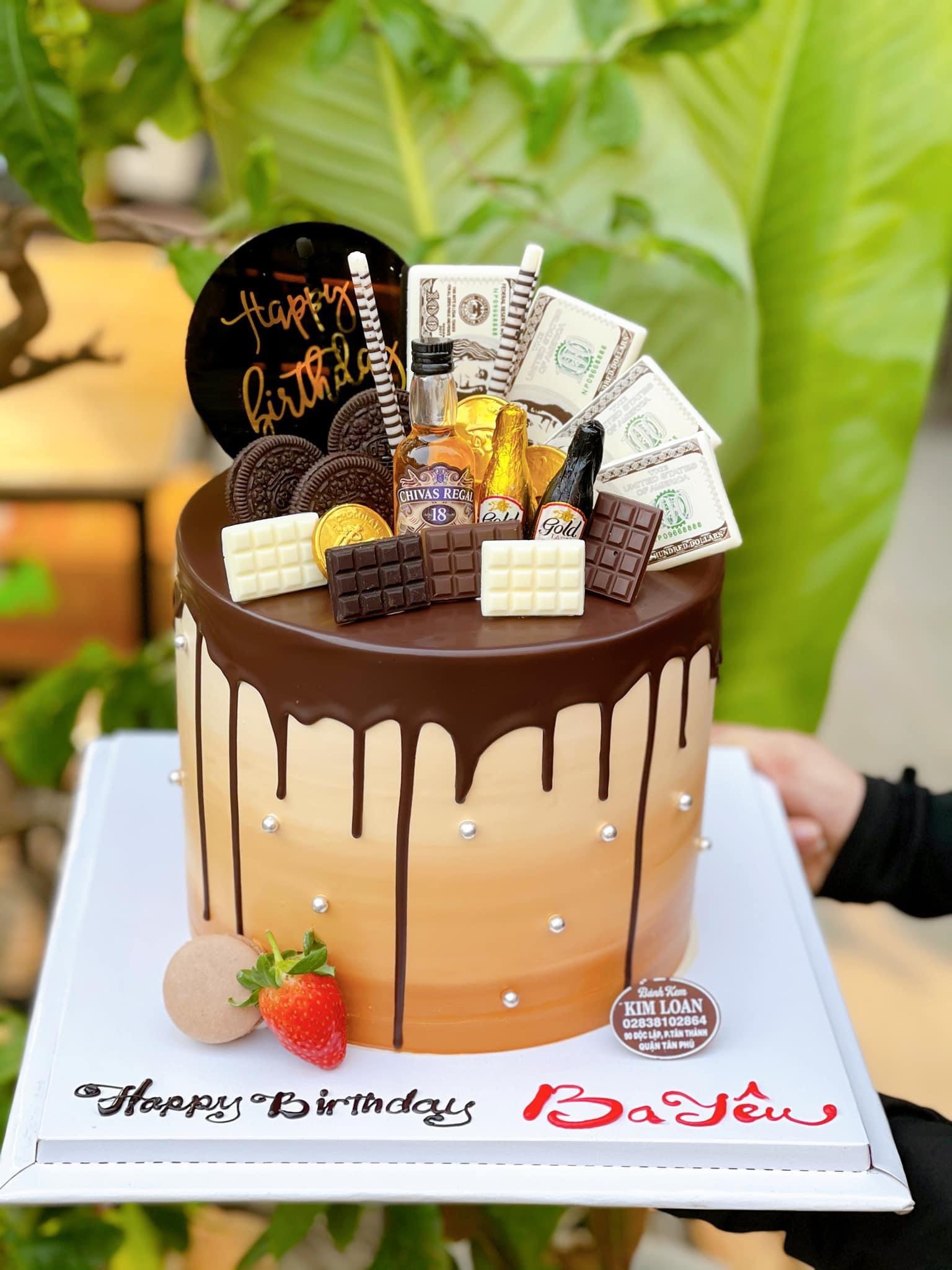 Bánh kem sinh nhật socola in hình những cô gái xinh đẹp nhóm nhạc Blackpink  - Bánh Thiên Thần : Chuyên nhận đặt bánh sinh nhật theo mẫu