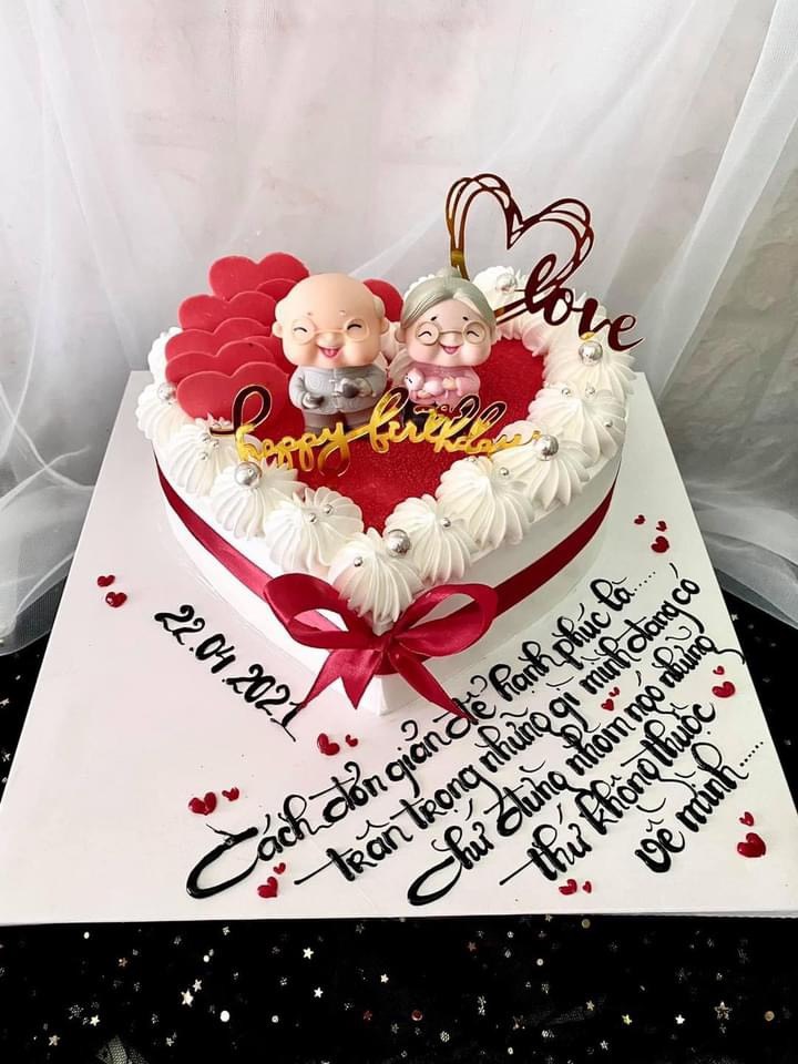 Bánh sinh nhật cho bé gái vẽ hình gấu Boo đáng yêu (Mẫu 49912) - FRIENDSHIP  CAKES & GIFT