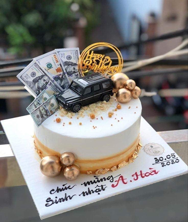 1001 mẫu bánh sinh nhật bằng vàng cầu may mắn